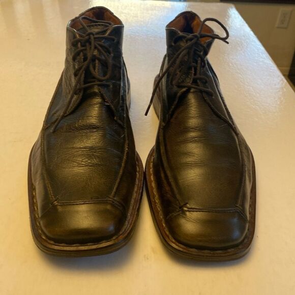BATSANIS Mid Top Chukka Leather Boots Size 43. Made in Italy - Picture 1 of 11